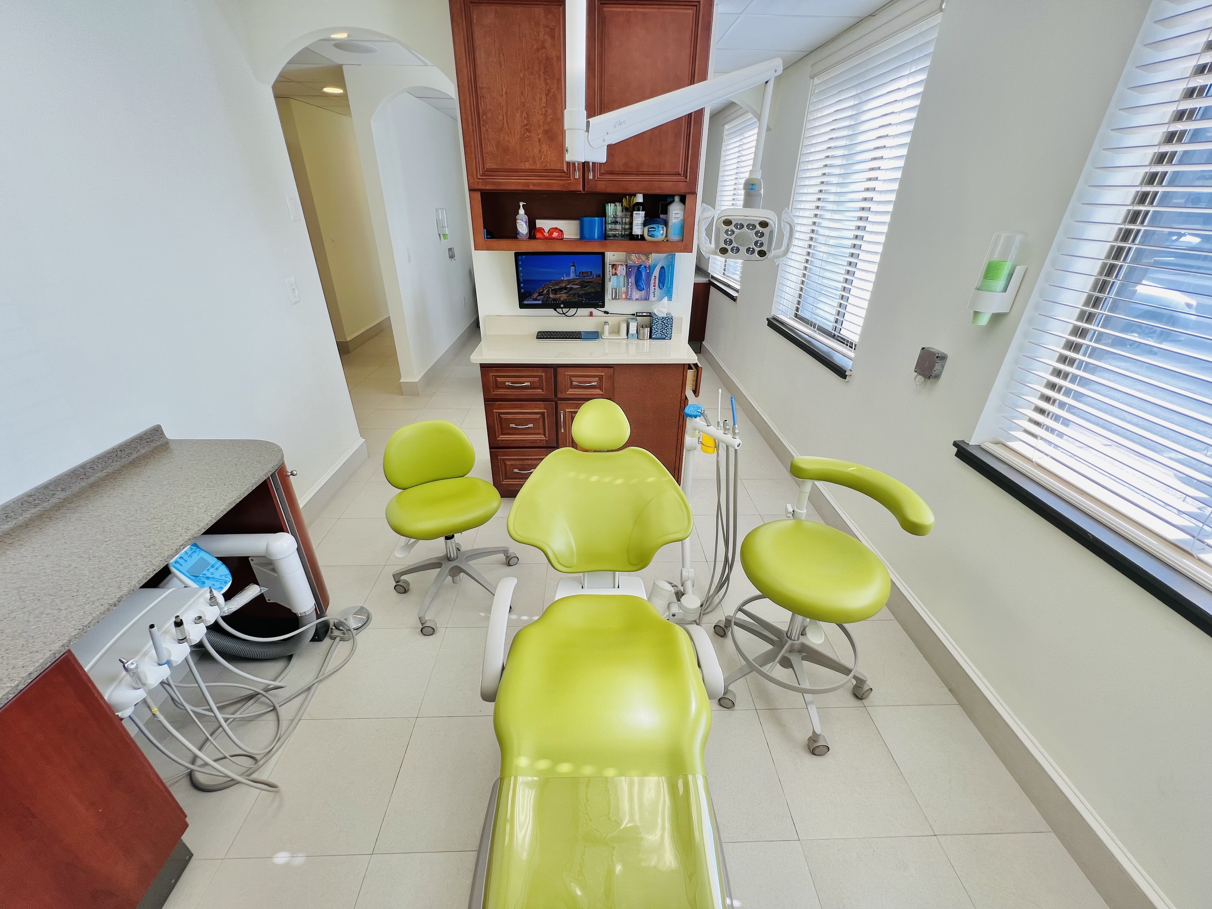 Patient Chair in Executive Dental Care Office in Rockville, MD