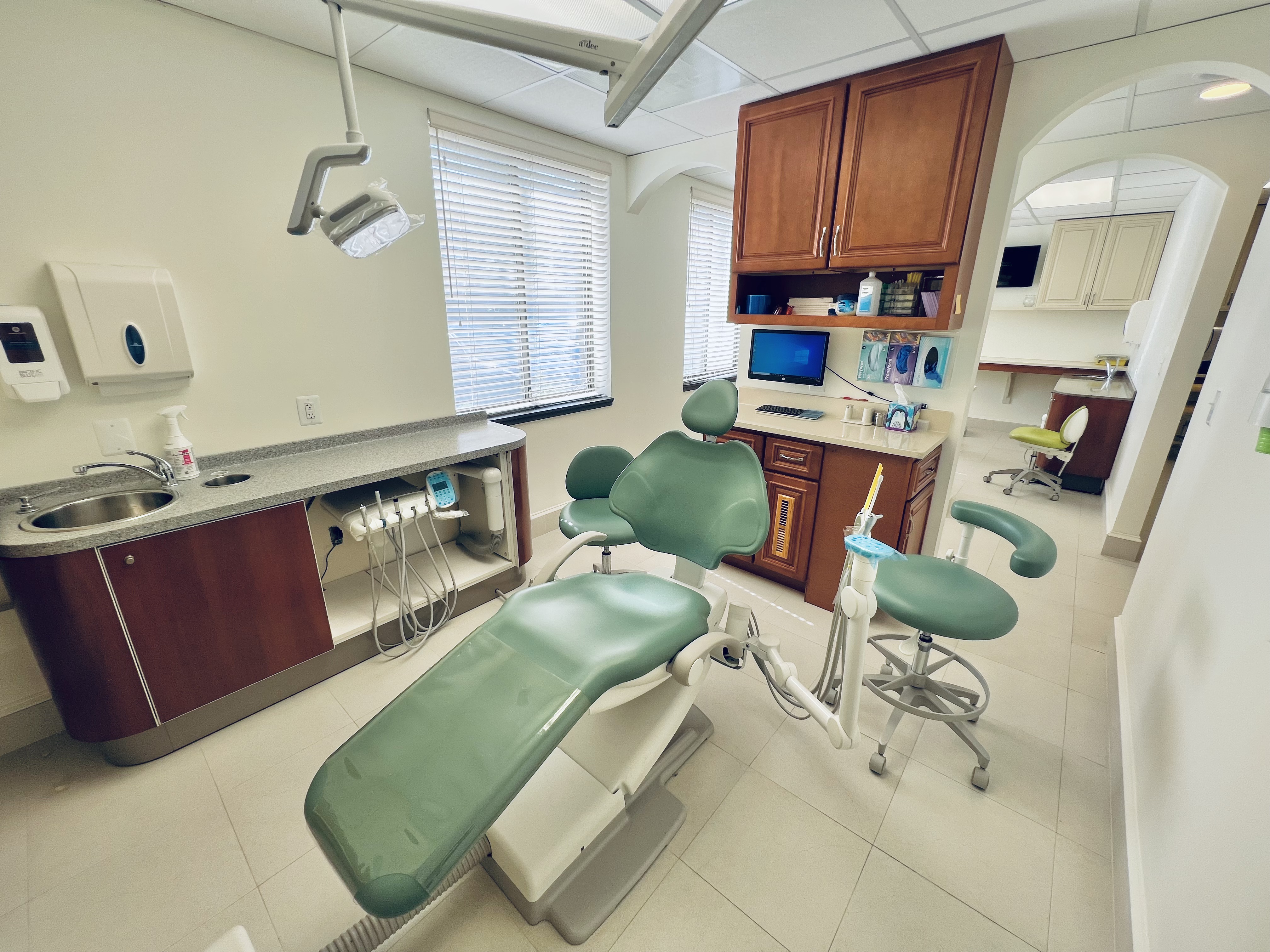 Patient Chair with a view in Executive Dental Care Office in Rockville, MD